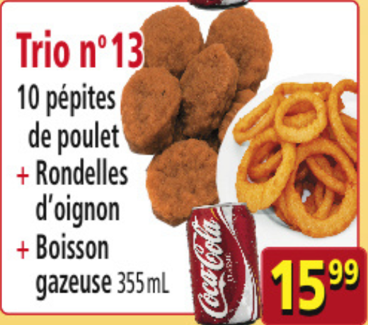 Trio n°13 10 pépites + rondelles